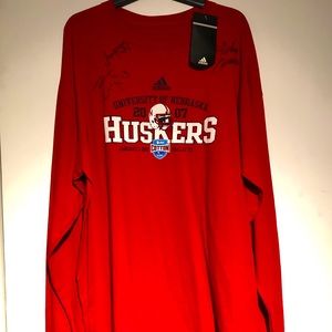 2007 Nebraska CornHuskers Autographed Tee